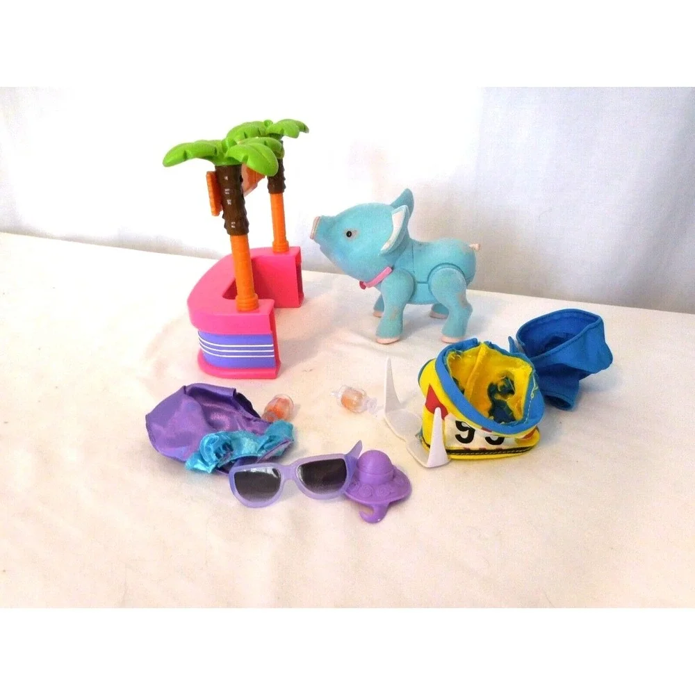 Teacup Piggies Pet Piggy Princess Pink Refreshment Lemonade stand Piggies Blue P